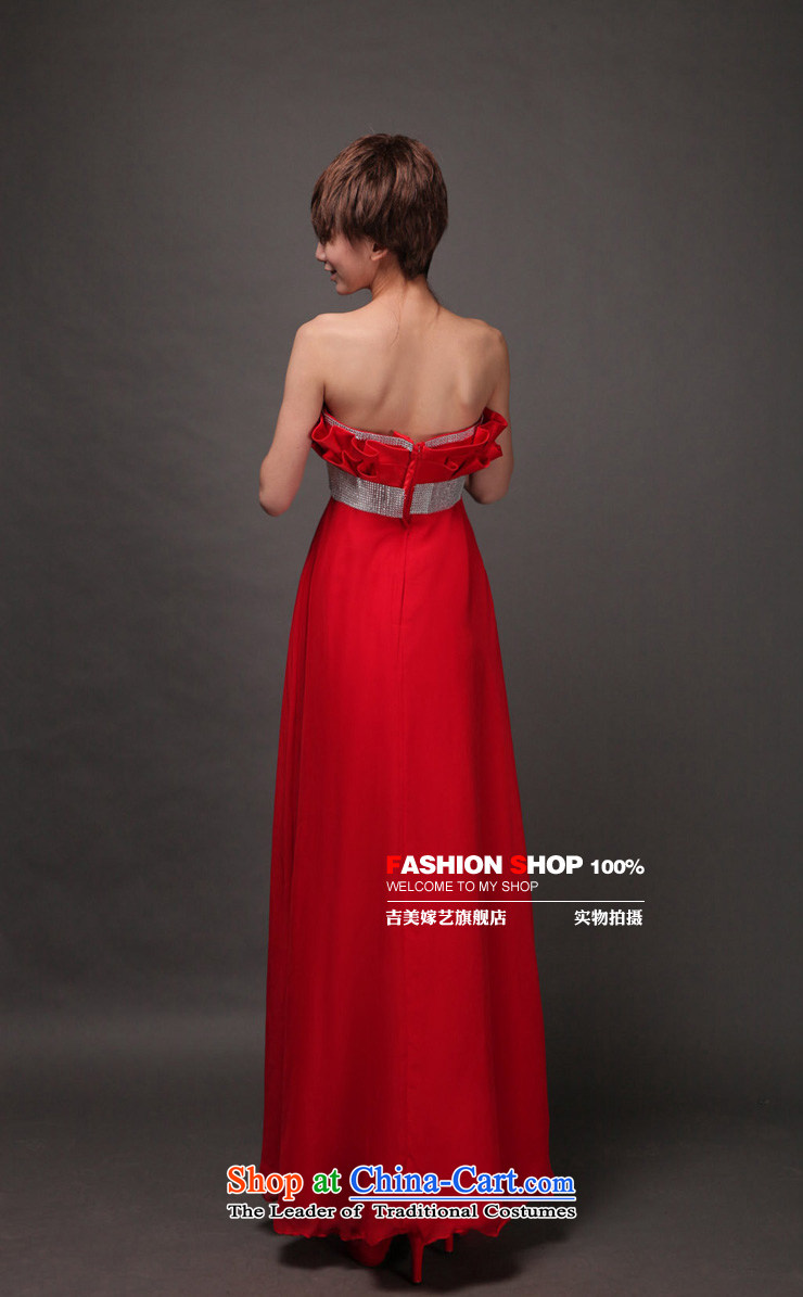 Beijing, in the new Korean dress red dress bows drop off services chest squeeze fold video thin LS321 bridal dresses red XL Photo, prices, brand platters! The elections are supplied in the national character of distribution, so action, buy now enjoy more preferential! As soon as possible.