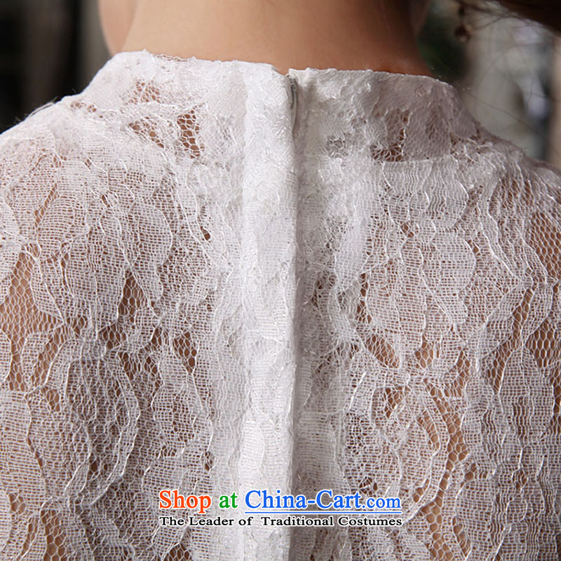 Embroidered bride retro is short of lace bridal bridesmaid wedding dresses skirt Fashion small lace bows services bridesmaid services RADIANTCOLOR XXL suzhou embroidery brides, shipment has been pressed shopping on the Internet