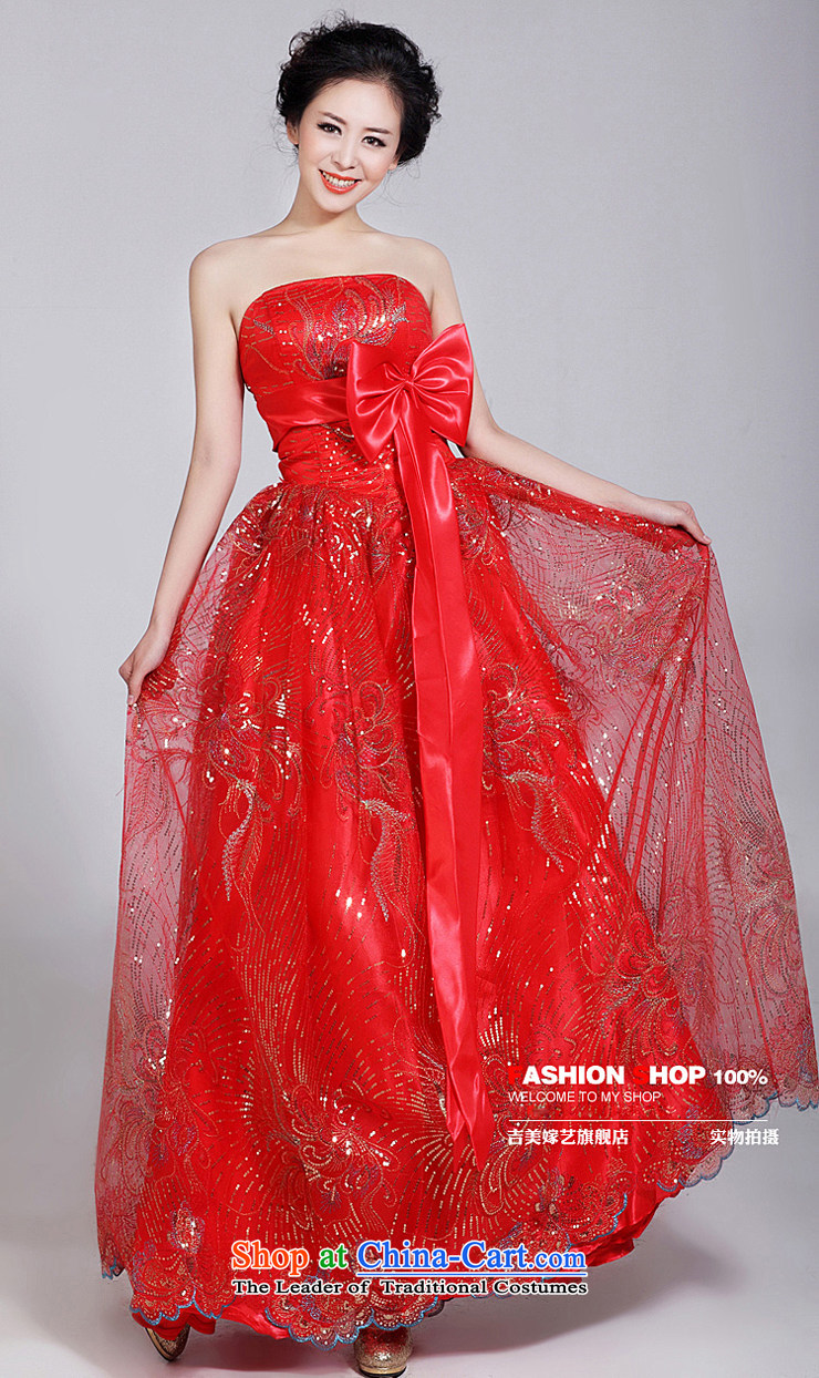 Beijing No. year wedding dresses Kyrgyz-american married new anointed arts 2015 Korean to align the chest bridal dresses 002 bride dress red XS picture, prices, brand platters! The elections are supplied in the national character of distribution, so action, buy now enjoy more preferential! As soon as possible.