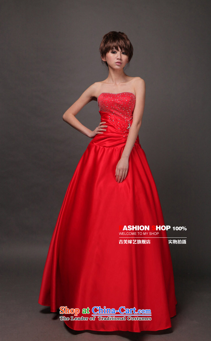 Beijing No. year wedding dresses Kyrgyz-american married new anointed arts 2015 Chest Korean skirt LS320 to align the Princess Bride dress red S picture, prices, brand platters! The elections are supplied in the national character of distribution, so action, buy now enjoy more preferential! As soon as possible.