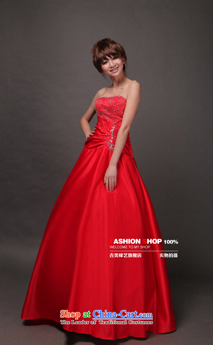 Beijing No. year wedding dresses Kyrgyz-american married new anointed arts 2015 Chest Korean skirt LS320 to align the Princess Bride dress red S picture, prices, brand platters! The elections are supplied in the national character of distribution, so action, buy now enjoy more preferential! As soon as possible.