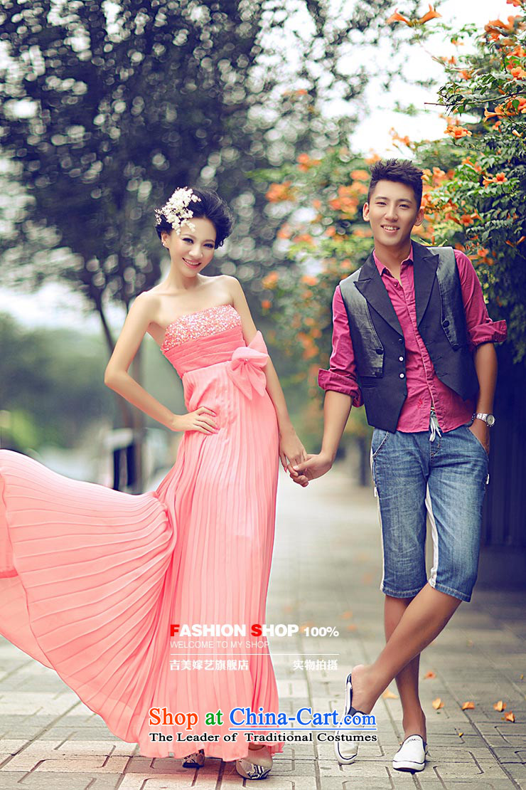 Beijing No. year wedding dresses Kyrgyz-american married new anointed arts 2015 Chest Korean sweet LS231 dress bride dress watermelon red XS picture, prices, brand platters! The elections are supplied in the national character of distribution, so action, buy now enjoy more preferential! As soon as possible.