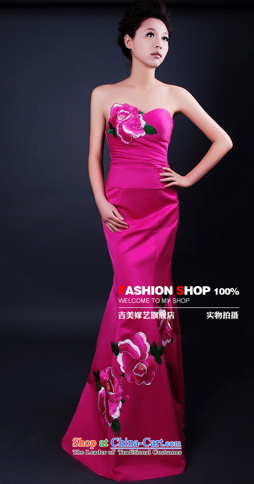 Beijing No. year wedding dresses Kyrgyz-american married new anointed arts 2015 Chest Korean dress small trailing LT251 bridal dresses red XS picture, prices, brand platters! The elections are supplied in the national character of distribution, so action, buy now enjoy more preferential! As soon as possible.