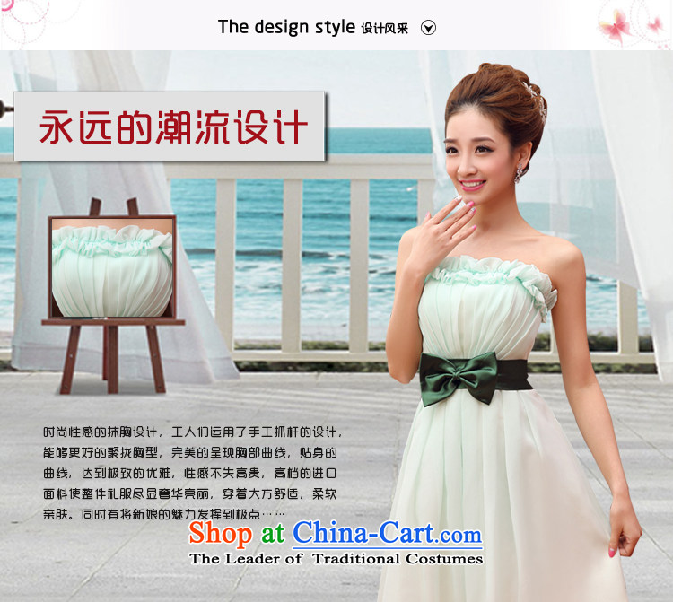 The Korean version of the new 2014 bridesmaid service, wipe the chest winter will dress sister mission dress belt butterfly sweet lovely mitzvahs betrothal chiffon dress light green S picture, prices, brand platters! The elections are supplied in the national character of distribution, so action, buy now enjoy more preferential! As soon as possible.