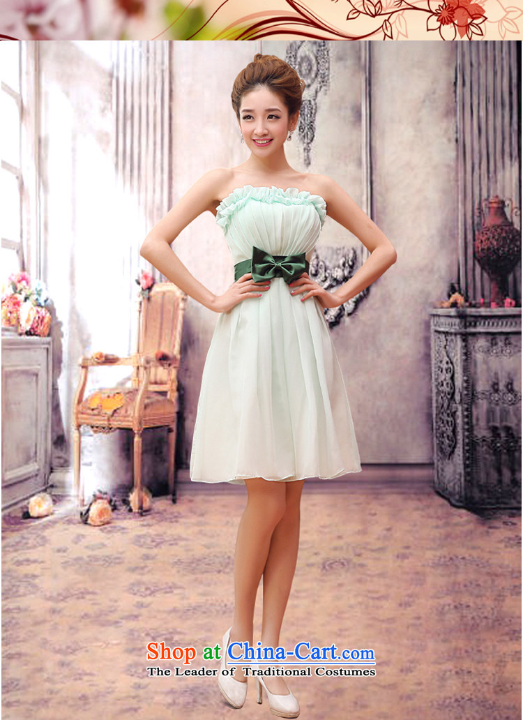 The Korean version of the new 2014 bridesmaid service, wipe the chest winter will dress sister mission dress belt butterfly sweet lovely mitzvahs betrothal chiffon dress light green S picture, prices, brand platters! The elections are supplied in the national character of distribution, so action, buy now enjoy more preferential! As soon as possible.