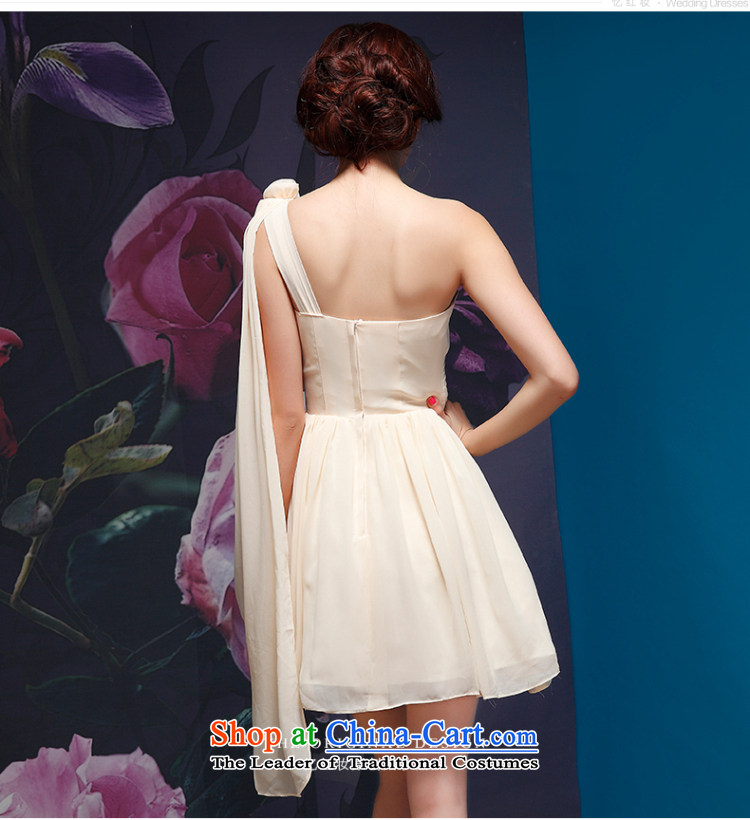 Recalling that Colombia Summer 2015) RED New bridesmaid mission Dress Short of champagne color chiffon bows Married Women Korean small L13067 dress A XL Photo, prices, brand platters! The elections are supplied in the national character of distribution, so action, buy now enjoy more preferential! As soon as possible.