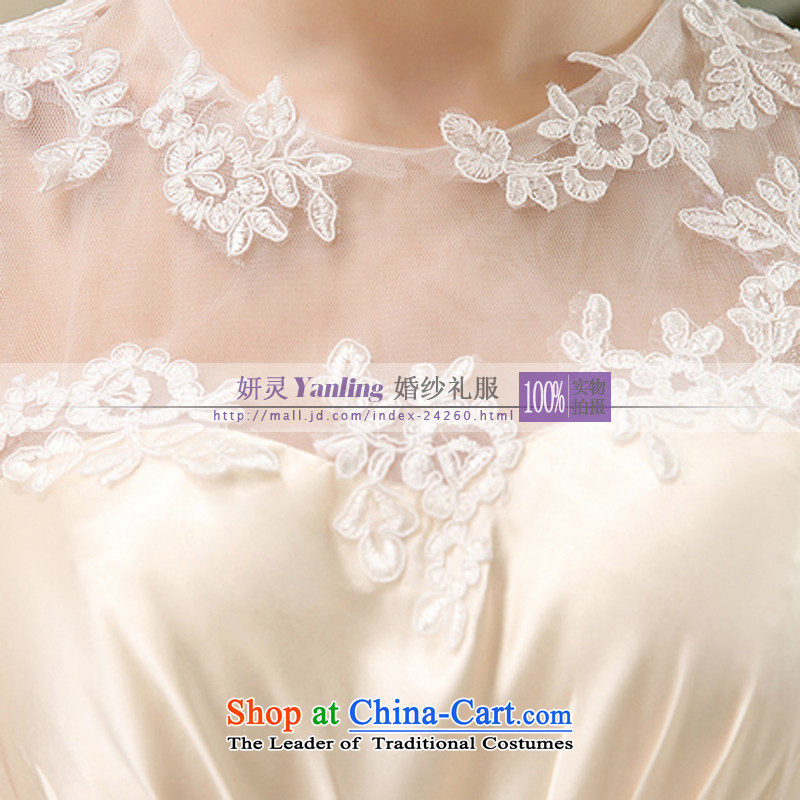 Charlene Choi Ling yanling bridesmaid services bridesmaid skirt bridesmaids bridal dresses, short small betrothal evening performances XLF8812 champagne color XXL, Charlene Choi Spirit (yanling) , , , shopping on the Internet