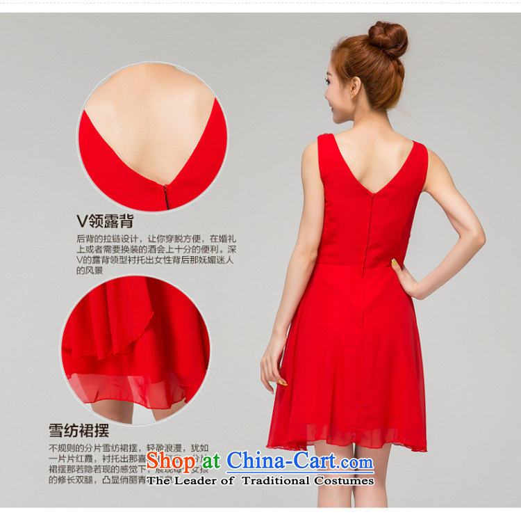 Recalling that hates makeup and summer bride bridesmaid evening dress red V-Neck short of Sau San new stylish married 2015 moderator L13781 RED M picture, prices, brand platters! The elections are supplied in the national character of distribution, so action, buy now enjoy more preferential! As soon as possible.