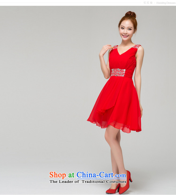 Recalling that hates makeup and summer bride bridesmaid evening dress red V-Neck short of Sau San new stylish married 2015 moderator L13781 RED M picture, prices, brand platters! The elections are supplied in the national character of distribution, so action, buy now enjoy more preferential! As soon as possible.