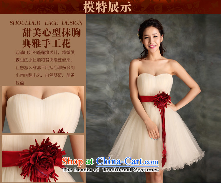 Jessica covered by 2014 new marriage small dress bridesmaid to serve dinner 2013 short of straps graphics thin bows 5035 champagne color pictures, prices, XL brand platters! The elections are supplied in the national character of distribution, so action, buy now enjoy more preferential! As soon as possible.