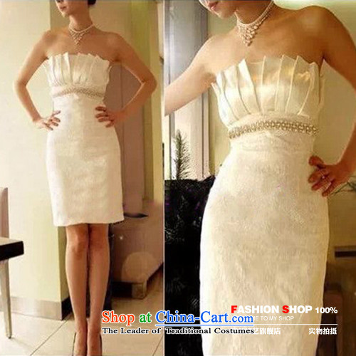 Wedding dress Kyrgyz-american married new anointed arts 2015 Chest Korean dress short of Princess Bride 012 dress champagne color S picture, prices, brand platters! The elections are supplied in the national character of distribution, so action, buy now enjoy more preferential! As soon as possible.
