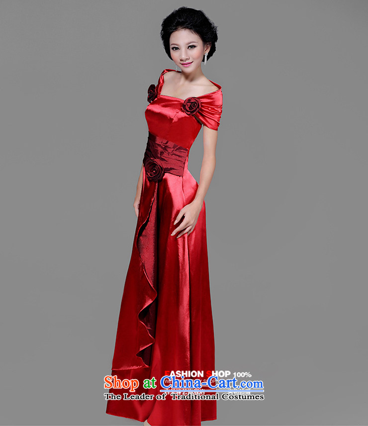 Wedding dress Kyrgyz-american married Korean arts blooming luxury sexy bride evening dresses LS3301 bridal dresses red XL Photo, prices, brand platters! The elections are supplied in the national character of distribution, so action, buy now enjoy more preferential! As soon as possible.