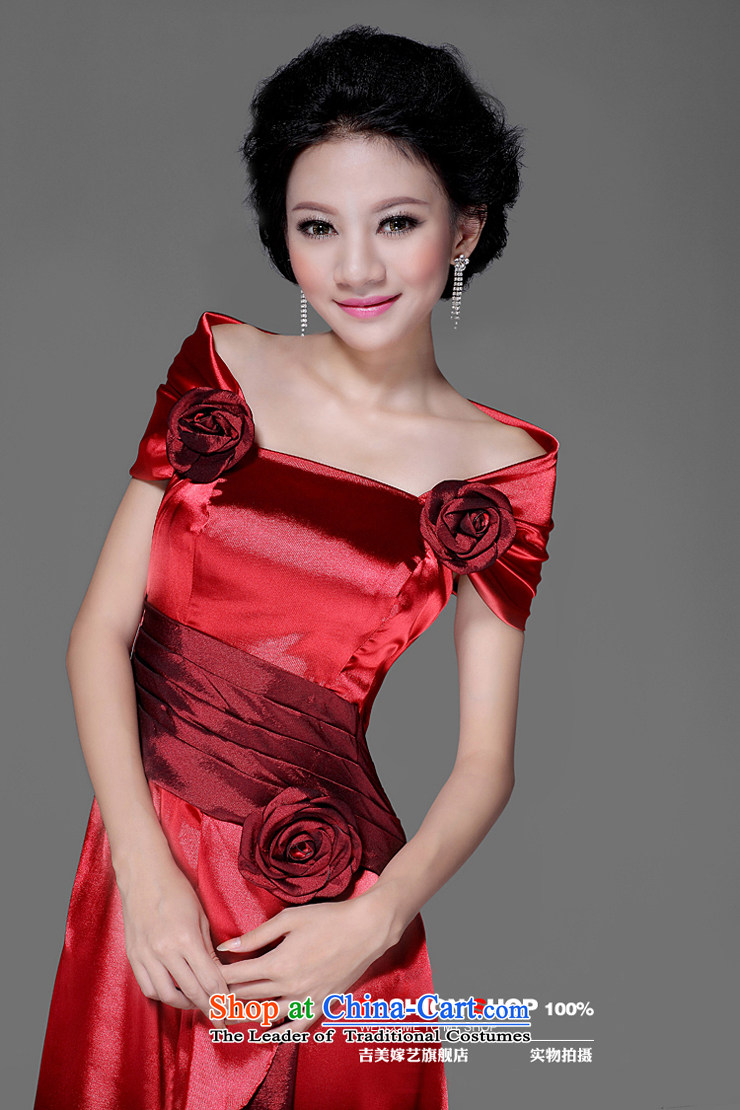 Wedding dress Kyrgyz-american married Korean arts blooming luxury sexy bride evening dresses LS3301 bridal dresses red XL Photo, prices, brand platters! The elections are supplied in the national character of distribution, so action, buy now enjoy more preferential! As soon as possible.
