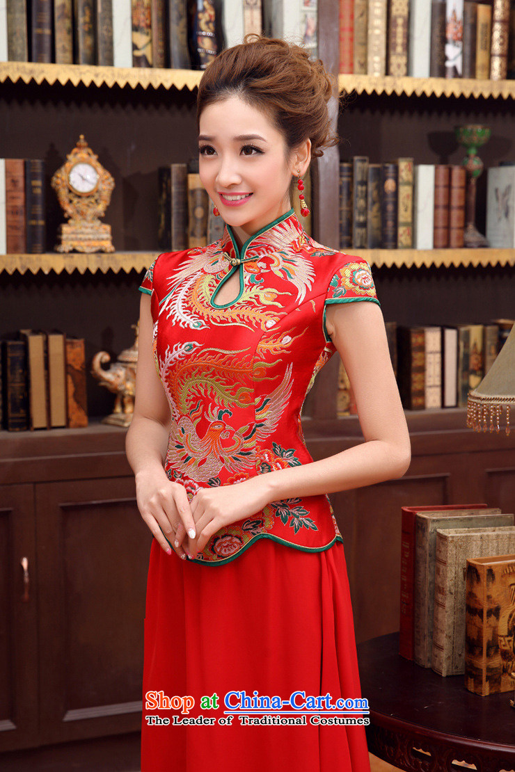 Optimize Hong-spring and summer New Classic double-shoulder length) to align the bride wedding dress XS8186 RED XXL picture, prices, brand platters! The elections are supplied in the national character of distribution, so action, buy now enjoy more preferential! As soon as possible.