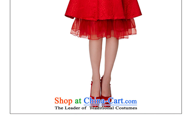 Wood of 2015 Summer really new spring and summer embroidery 7 cuff dress elegant bride skirt vehicle per day for a total monthly e-mail package 04 Red XXL picture, prices, brand platters! The elections are supplied in the national character of distribution, so action, buy now enjoy more preferential! As soon as possible.