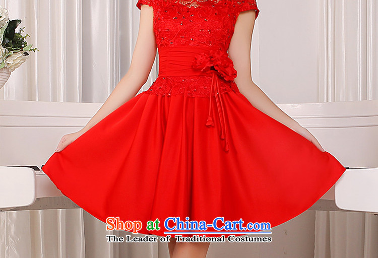 Tslyzm2015 dulls the new bride dress marriage dresses lace red packets, bows to shoulder short dress evening dresses betrothal service female red XXL picture, prices, brand platters! The elections are supplied in the national character of distribution, so action, buy now enjoy more preferential! As soon as possible.