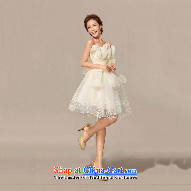 Optimize the new 2013 Hong-bridesmaid dress bows service, evening dresses XS7140 champagne color XL, Optimize Hong shopping on the Internet has been pressed.