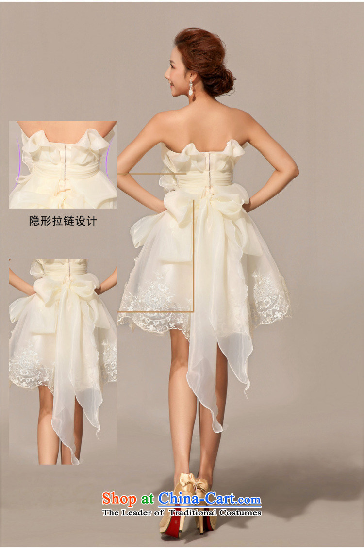 Optimize the new 2013 Hong-bridesmaid dress bows service, evening dresses XS7140 champagne color XL Photo, prices, brand platters! The elections are supplied in the national character of distribution, so action, buy now enjoy more preferential! As soon as possible.