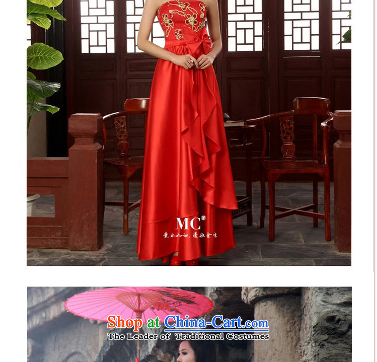 In the early 2015 new man bride dress wedding dress wiping the long red dress chest banquet lace evening dress red S picture, prices, brand platters! The elections are supplied in the national character of distribution, so action, buy now enjoy more preferential! As soon as possible.