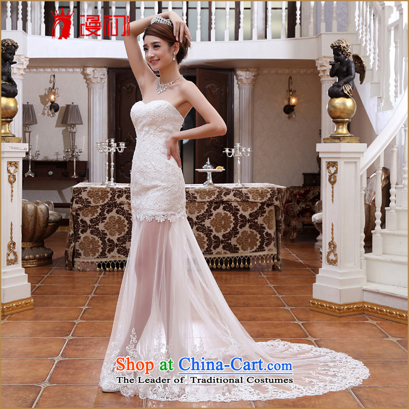 At the beginning of Castores Magi wedding dresses 2015 Spring/Summer new sexy lace fluoroscopy small trailing Korean sweet white brides video thin M early man , , , shopping on the Internet