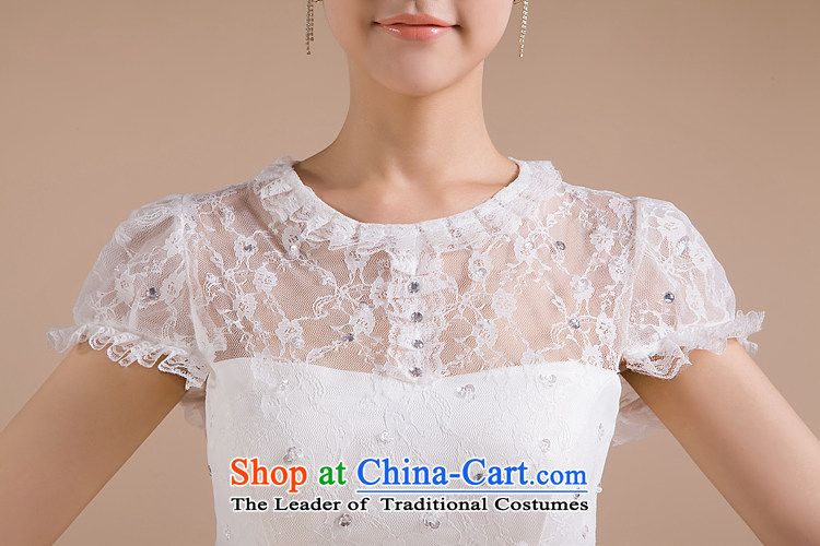 Embroidered is marriages bridesmaid short new stylish presided over a drink evening dress White XL Suzhou shipment picture, prices, brand platters! The elections are supplied in the national character of distribution, so action, buy now enjoy more preferential! As soon as possible.