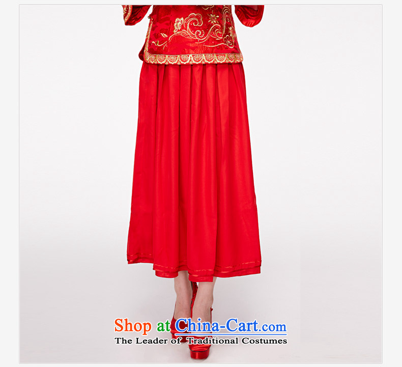 The 2015 Spring wood really new Chinese wedding dress bride bows services chiffon pleated skirts 11666 100 05 Red XL Photo, prices, brand platters! The elections are supplied in the national character of distribution, so action, buy now enjoy more preferential! As soon as possible.