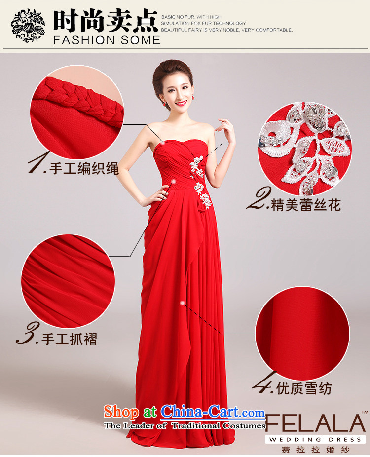 Ferrara 2015 new red lace a shoulder long bride toasting champagne dress uniform Korean Sau San Choon M pictures, prices, brand platters! The elections are supplied in the national character of distribution, so action, buy now enjoy more preferential! As soon as possible.