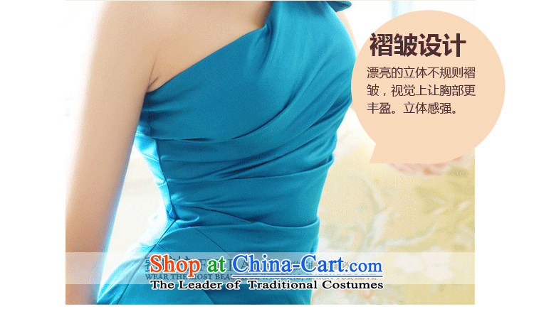 Ferrara annual shoulder dress bridesmaid mission small dress Beveled Shoulder Dress Short of Sau San bridesmaid services fall and winter S Suzhou shipment picture, prices, brand platters! The elections are supplied in the national character of distribution, so action, buy now enjoy more preferential! As soon as possible.