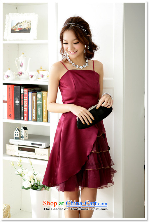  The Princess Royal feast Jk2.yy multi-tier niba before lifting strap dress dresses aubergine XXL picture, prices, brand platters! The elections are supplied in the national character of distribution, so action, buy now enjoy more preferential! As soon as possible.