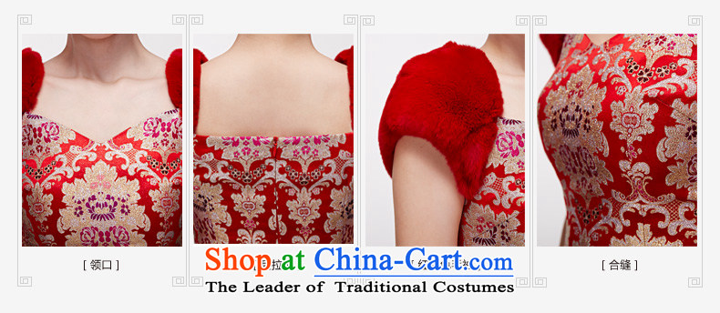 The MOZEN2015 wood really spring and summer New Silk rabbit hair bride Dress Short of evening package mail 22086 04 red XL Photo, prices, brand platters! The elections are supplied in the national character of distribution, so action, buy now enjoy more preferential! As soon as possible.
