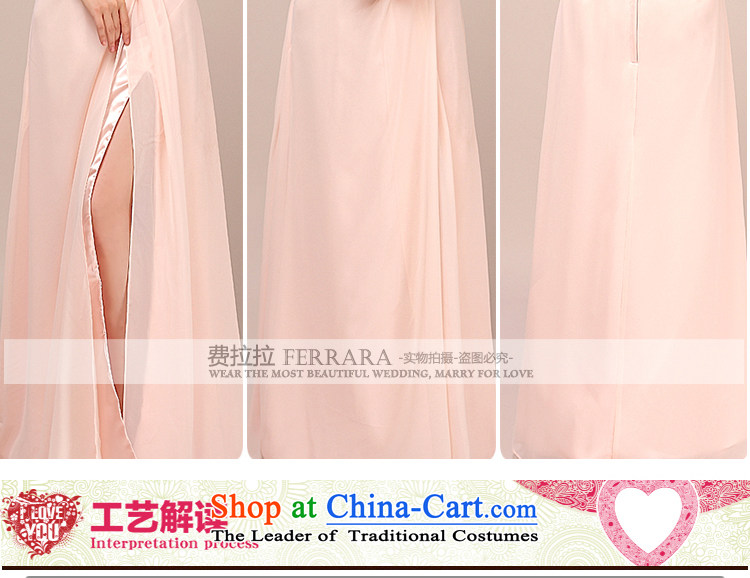 Ferrara spring dress Korean marriages bows services nude chiffon long high waist of the forklift truck dress skirt pink XL Suzhou shipment picture, prices, brand platters! The elections are supplied in the national character of distribution, so action, buy now enjoy more preferential! As soon as possible.