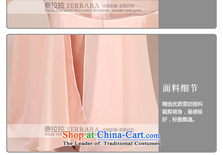 Ferrara spring dress Korean marriages bows services nude chiffon long high waist of the forklift truck dress skirt pink XL Suzhou shipment picture, prices, brand platters! The elections are supplied in the national character of distribution, so action, buy now enjoy more preferential! As soon as possible.