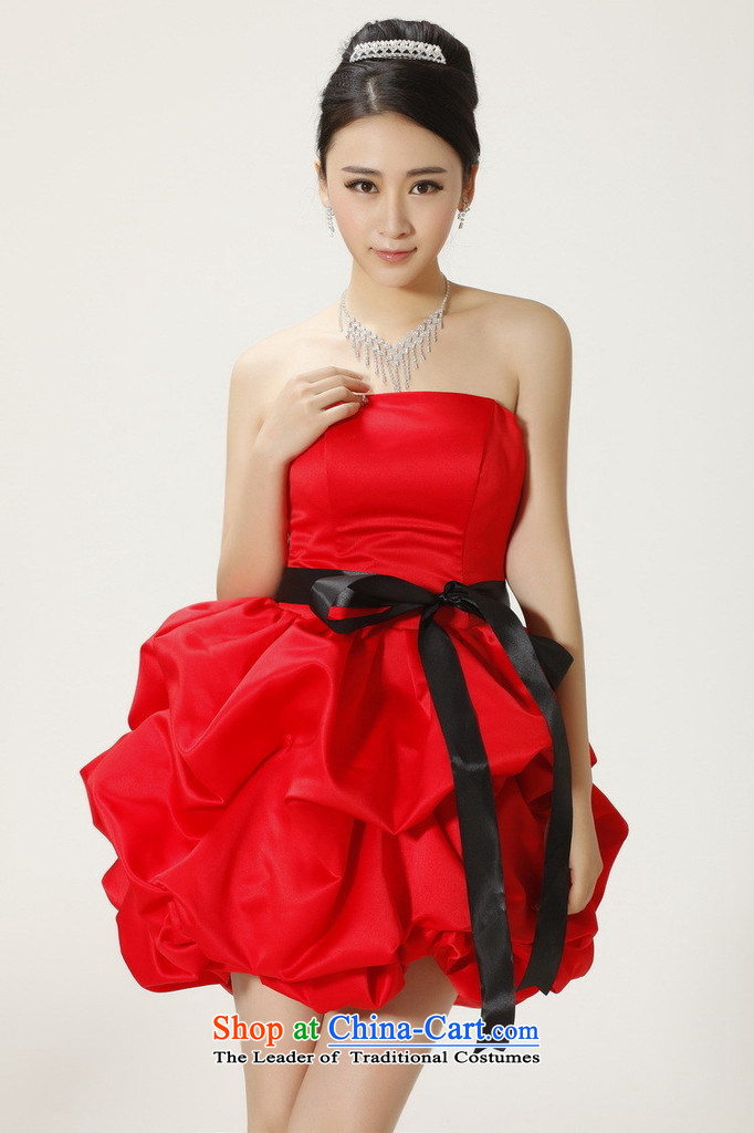The water women 2014 bride bridesmaid bows short of evening dresses wedding Dinner Performances bon bon small red dress S picture, prices, brand platters! The elections are supplied in the national character of distribution, so action, buy now enjoy more preferential! As soon as possible.
