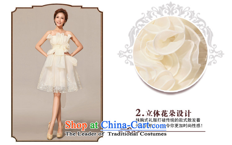A Korean-style yet erase chest new short) bridesmaid wedding dresses XS1009 white S picture, prices, brand platters! The elections are supplied in the national character of distribution, so action, buy now enjoy more preferential! As soon as possible.