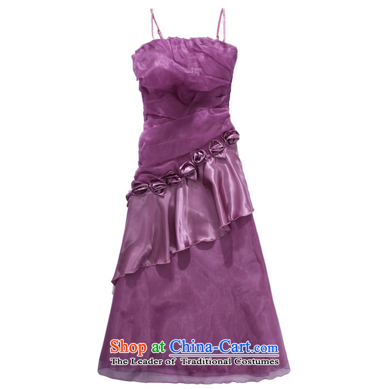 Dinner is bright spot Jk2.yy billowy flounces straps long version of the dress dresses purple ,JK2.YY,,, code are shopping on the Internet