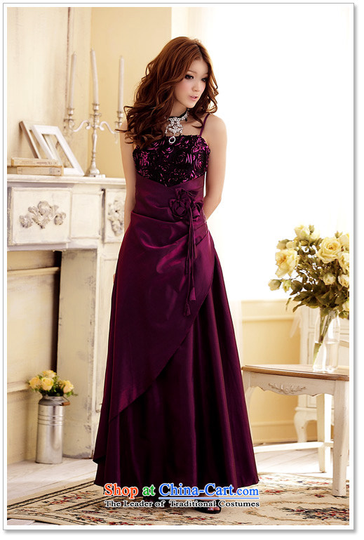 Focus blossoms elegant banquet Jk2.yy long version of the dress dresses aubergine XXL picture, prices, brand platters! The elections are supplied in the national character of distribution, so action, buy now enjoy more preferential! As soon as possible.