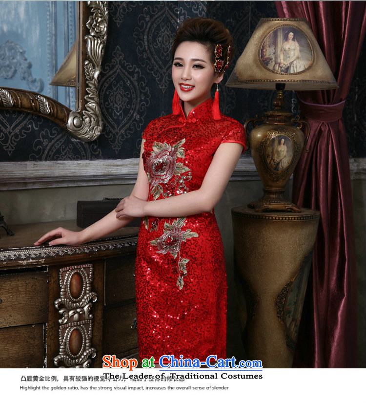 Yet a red retro bride Wedding Dress Short, Red XL pictures, QQC1008 price, brand platters! The elections are supplied in the national character of distribution, so action, buy now enjoy more preferential! As soon as possible.