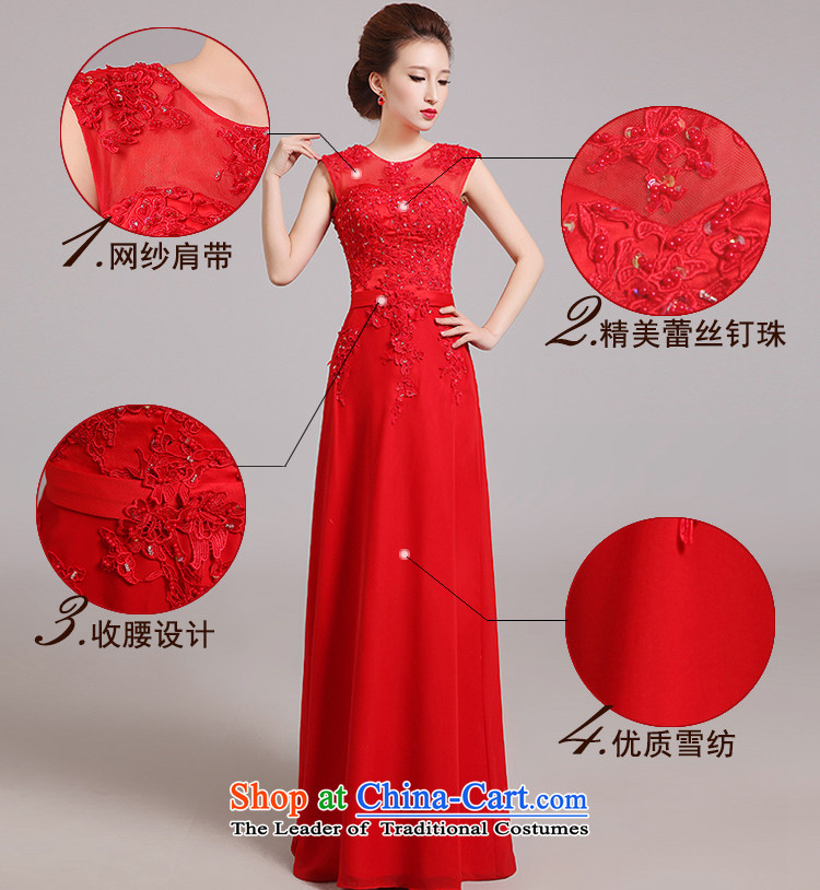 Ferrara 2015 new red lace a shoulder long bride toasting champagne dress uniform Korean style of Sau San Choon RED M Suzhou shipment picture, prices, brand platters! The elections are supplied in the national character of distribution, so action, buy now enjoy more preferential! As soon as possible.