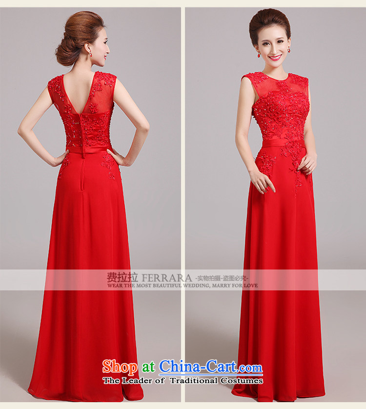 Ferrara 2015 new red lace a shoulder long bride toasting champagne dress uniform Korean style of Sau San Choon RED M Suzhou shipment picture, prices, brand platters! The elections are supplied in the national character of distribution, so action, buy now enjoy more preferential! As soon as possible.