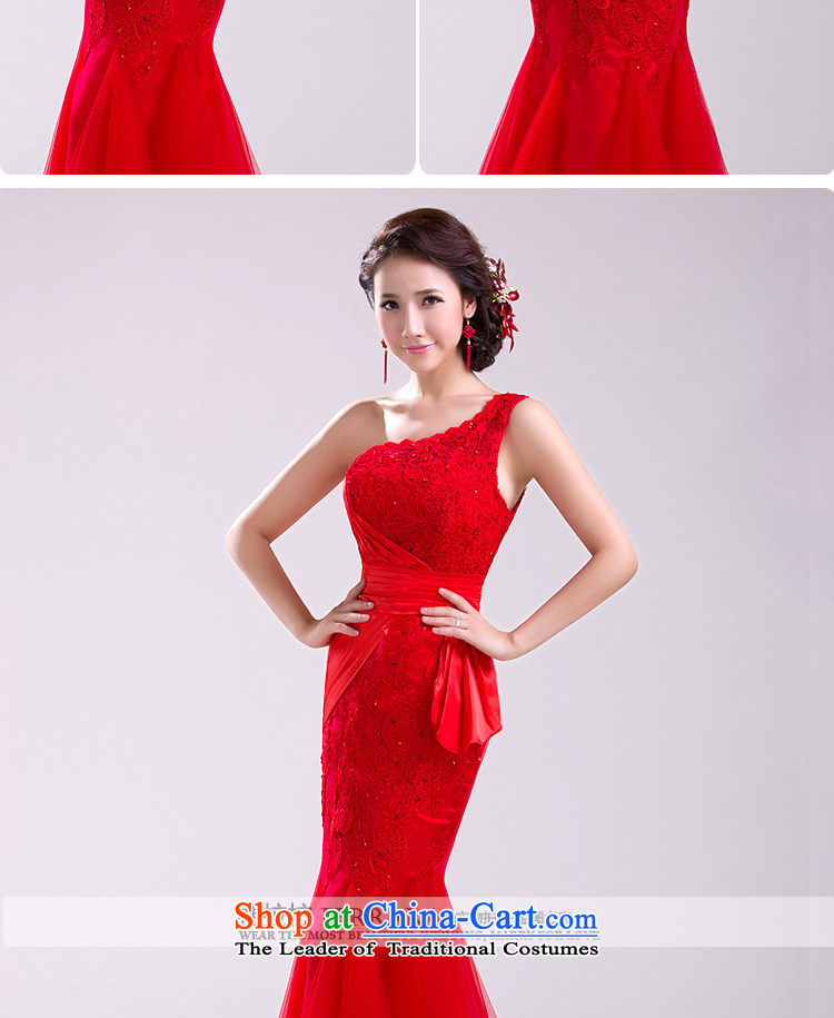 Ferrara upscale 2015 new red bride crowsfoot long bows dress female lace evening dress summer red L picture, prices, brand platters! The elections are supplied in the national character of distribution, so action, buy now enjoy more preferential! As soon as possible.