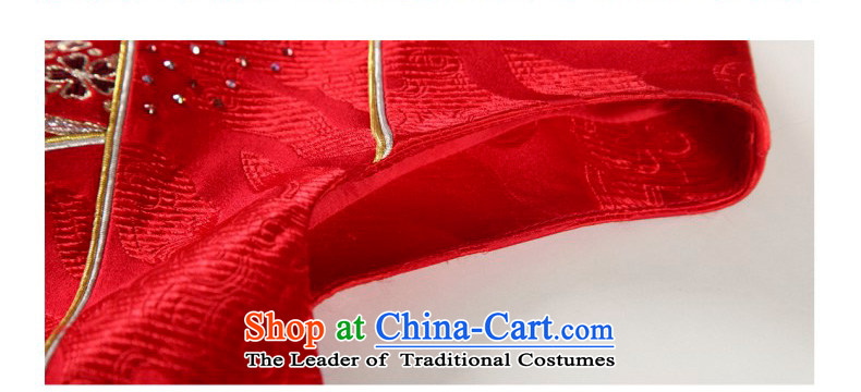 The MOZEN2015 really wooden bride replacing marriage toasting champagne Chinese Dress Shirt female Tang Dynasty Package Mail 21913 04 red M picture, prices, brand platters! The elections are supplied in the national character of distribution, so action, buy now enjoy more preferential! As soon as possible.
