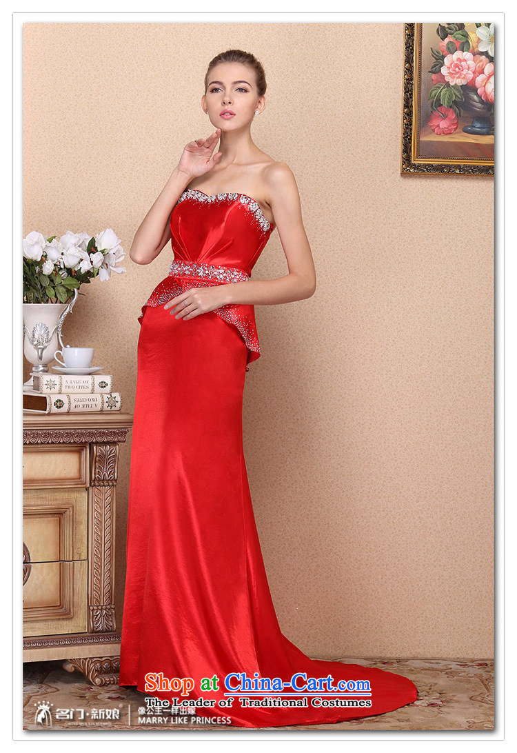 A new bride 2015 Red elegant dress marriage bows dress small trailing Red Dress 701 M picture, prices, brand platters! The elections are supplied in the national character of distribution, so action, buy now enjoy more preferential! As soon as possible.