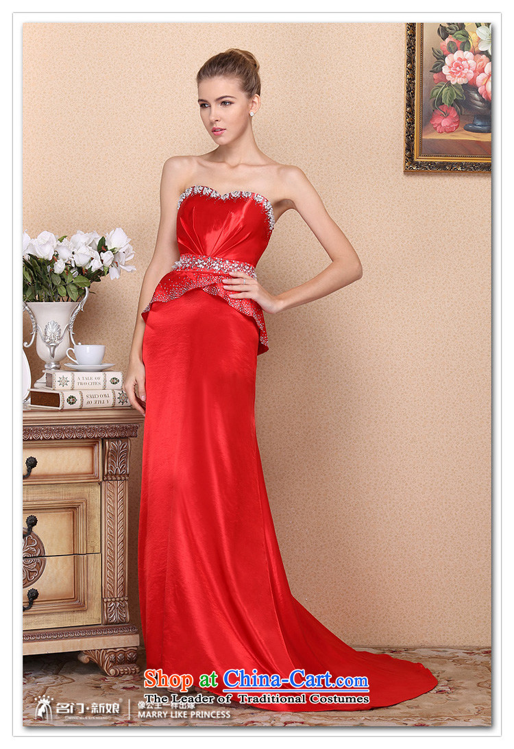 A new bride 2015 Red elegant dress marriage bows dress small trailing Red Dress 701 M picture, prices, brand platters! The elections are supplied in the national character of distribution, so action, buy now enjoy more preferential! As soon as possible.
