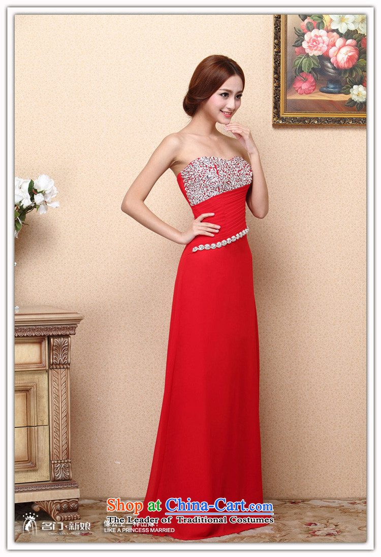 A new bride 2015 Red Dress bows dress long gown luxurious 684 drill, prices, picture M brand platters! The elections are supplied in the national character of distribution, so action, buy now enjoy more preferential! As soon as possible.