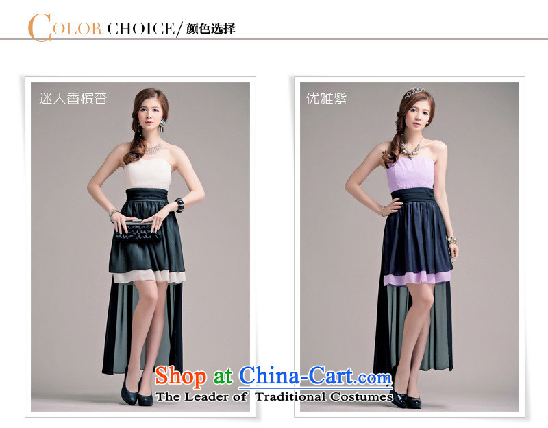 The end of the light (MO) Korean QIAN wiping the chest small dress banquet moderator evening dress short, tail-tails dress 2336 all pictures, XL champagne price, brand platters! The elections are supplied in the national character of distribution, so action, buy now enjoy more preferential! As soon as possible.