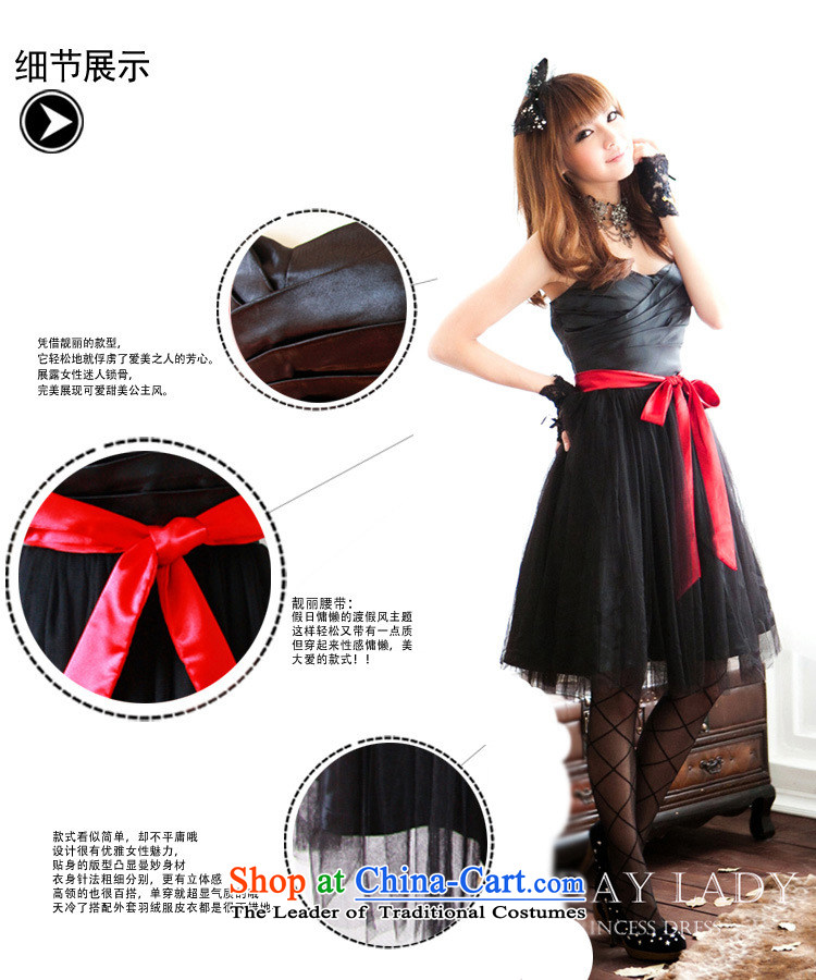 The end of the light (MO) 2014 Summer QIAN, wipe the chest dresses short of small dress bridesmaid bon bon skirt gauze bow tie large 1021 Black are code picture, prices, brand platters! The elections are supplied in the national character of distribution, so action, buy now enjoy more preferential! As soon as possible.