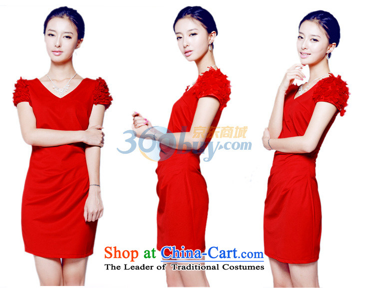 Mak-hee of the new Marriage 2014 Red Dress Short, bows to Sau San Korean wedding dress bride red XL/170 picture, prices, brand platters! The elections are supplied in the national character of distribution, so action, buy now enjoy more preferential! As soon as possible.