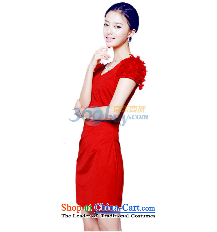 Mak-hee of the new Marriage 2014 Red Dress Short, bows to Sau San Korean wedding dress bride red XL/170 picture, prices, brand platters! The elections are supplied in the national character of distribution, so action, buy now enjoy more preferential! As soon as possible.