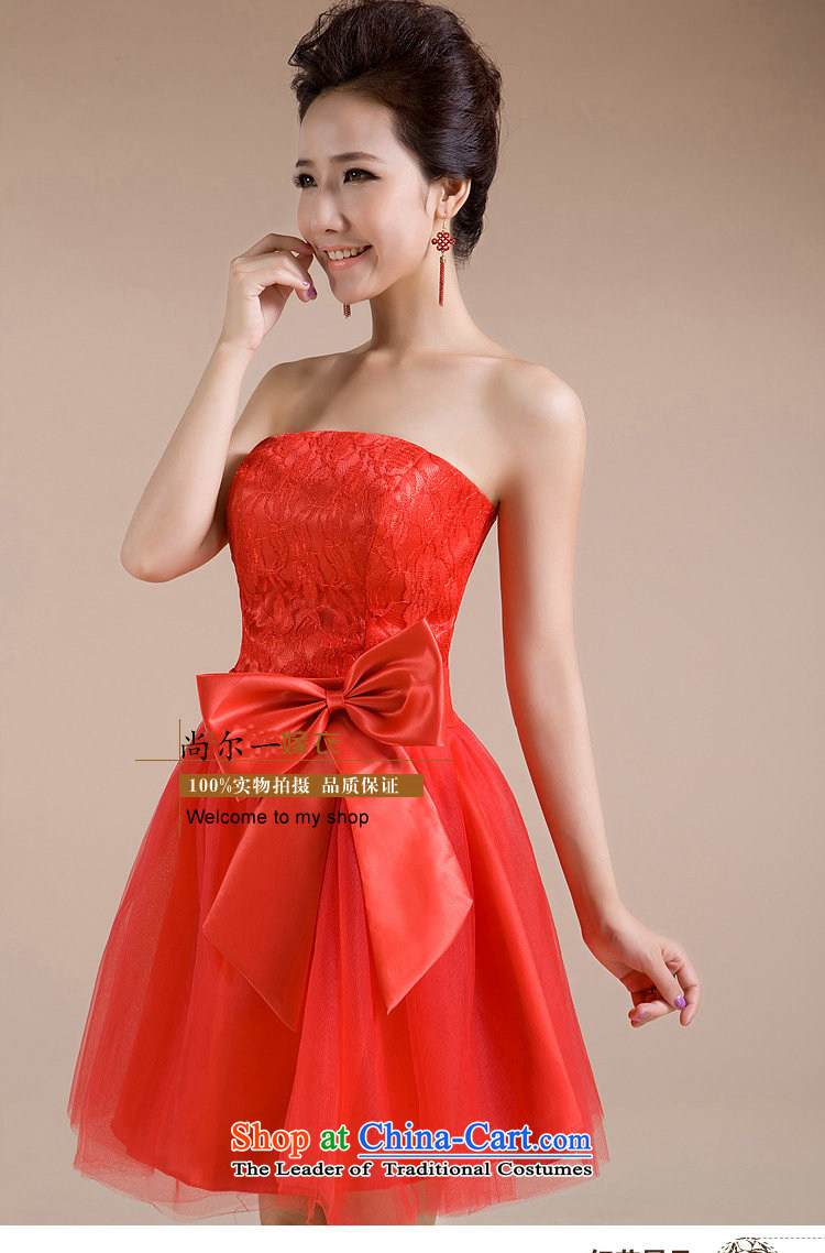 Naoji a 2014 new bridesmaid short, wedding dresses wedding dress wiping the chest stage small dress bon bon dresses XS123 RED M picture, prices, brand platters! The elections are supplied in the national character of distribution, so action, buy now enjoy more preferential! As soon as possible.