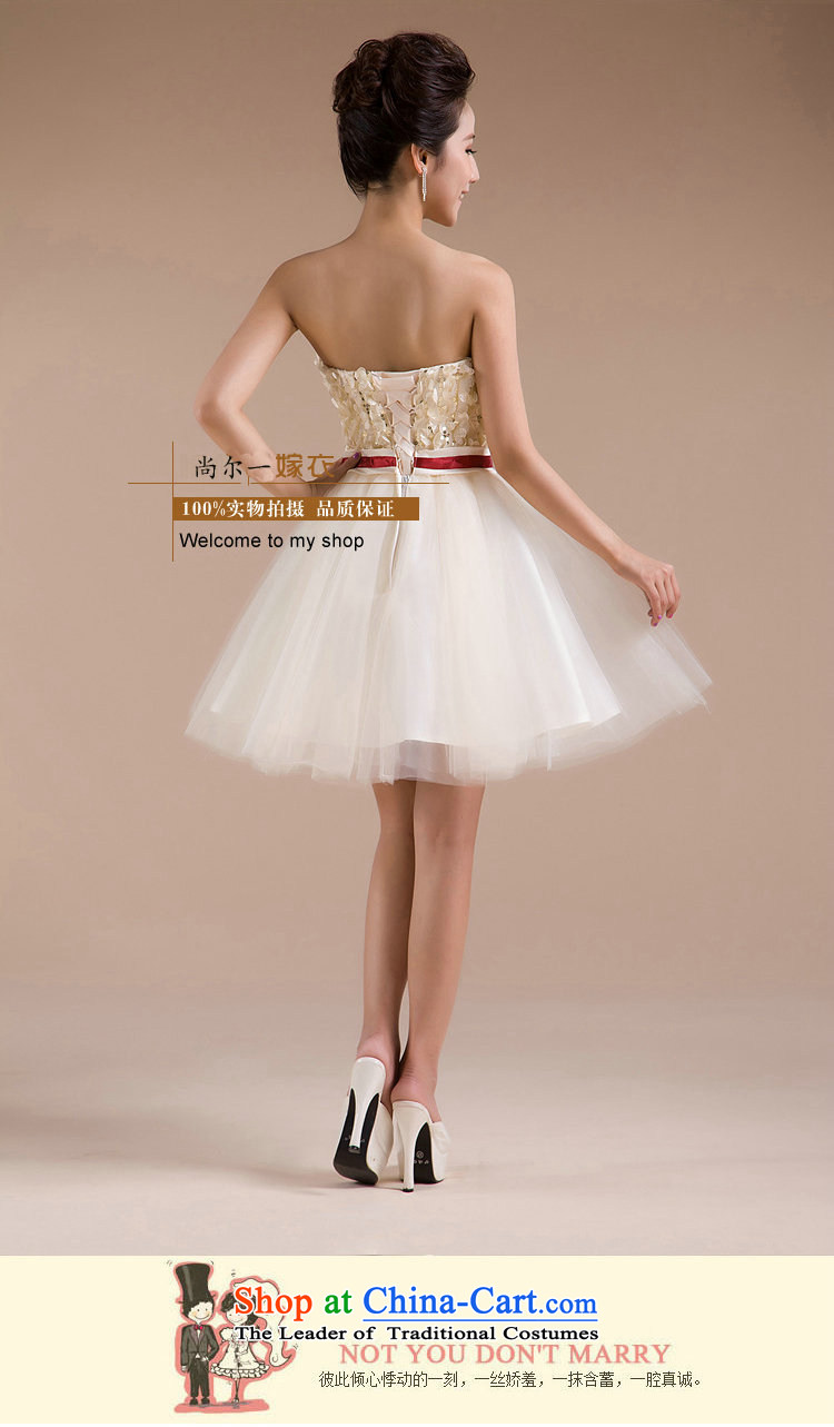 Naoji a bride wedding dress red short, wipe the Chest dinner drink service bridesmaid dress new small dress XS587 White XL Photo, prices, brand platters! The elections are supplied in the national character of distribution, so action, buy now enjoy more preferential! As soon as possible.
